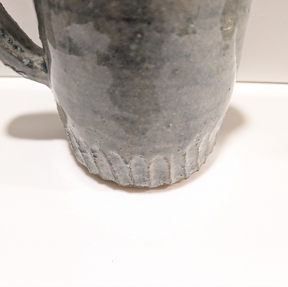 Small Rustic Handmade Pottery Pitcher - Picture 3 of 7